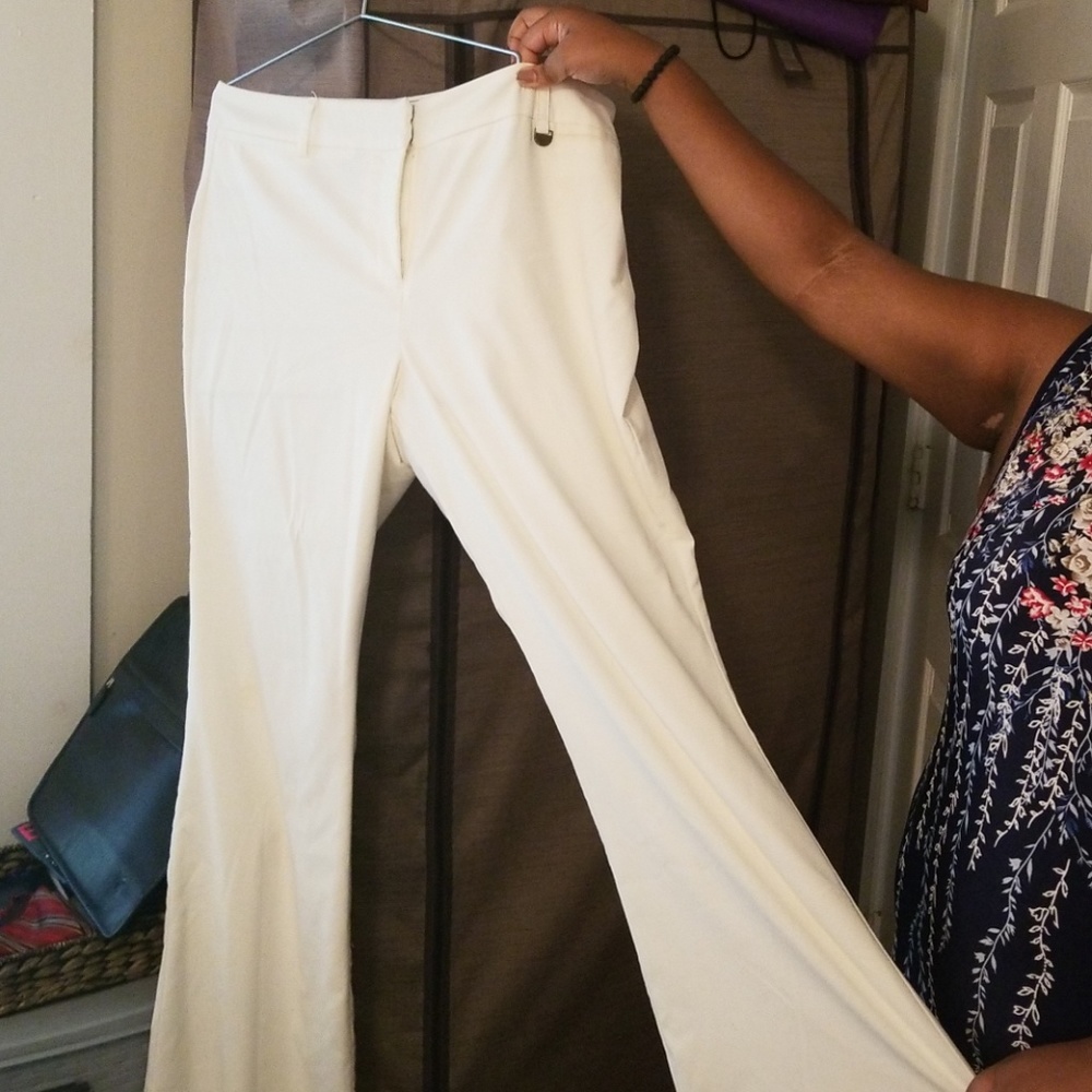 Whit casual pants 18tall